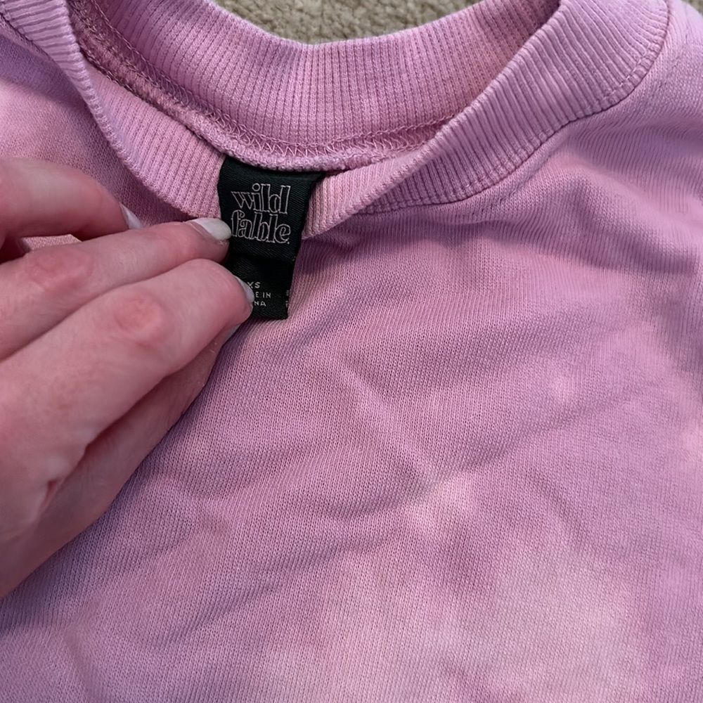 Wild Fable XS pink Raglan - Picture 2 of 5